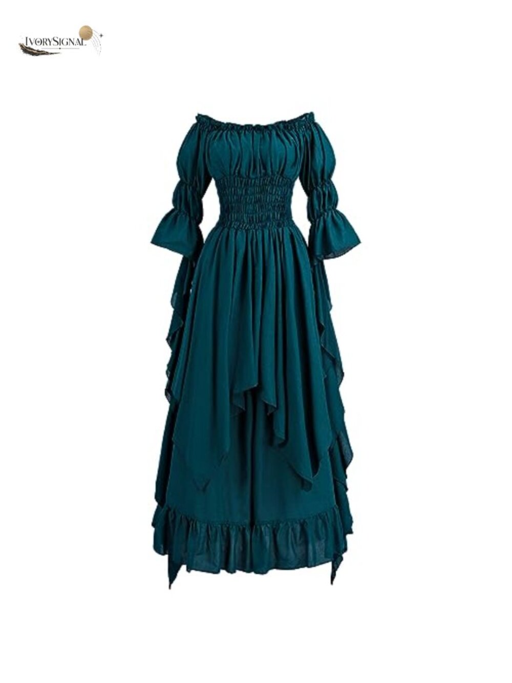 Renaissance Dress Women Medieval Costume Peasant Gothic Fairy Witch